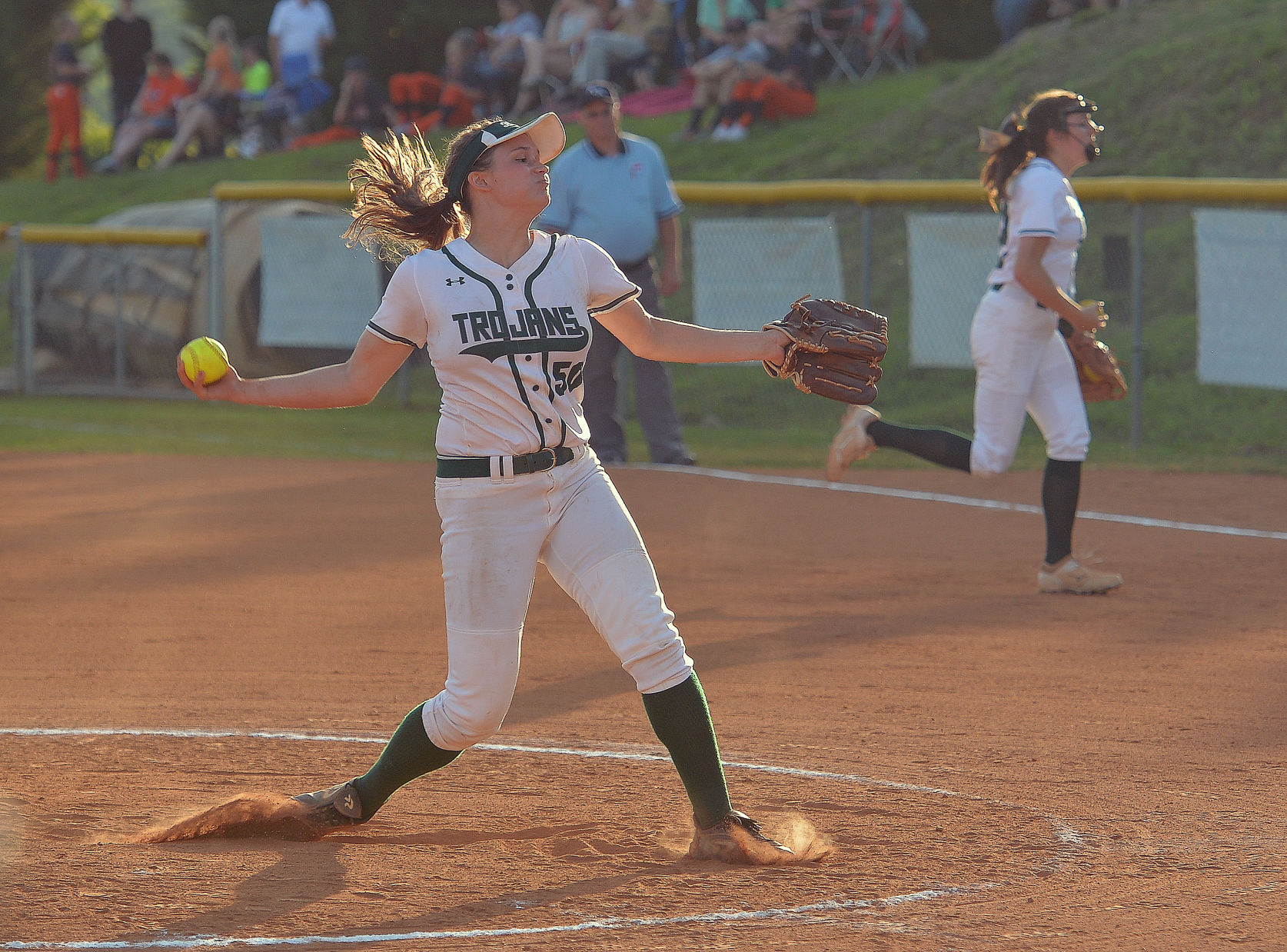 Battle vs Wise Central softball
